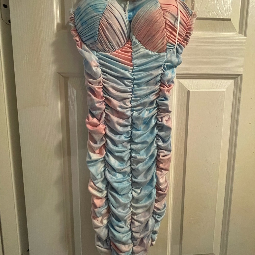 Mini multicolored dress